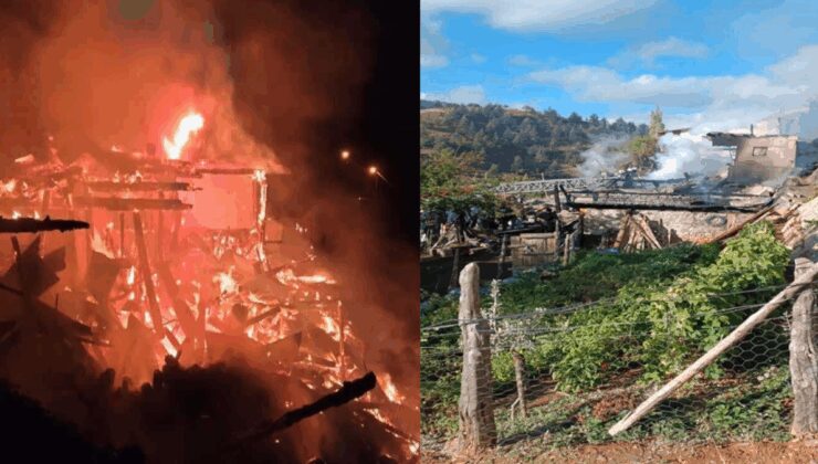 Engelli 2 kardeş yangında can verdi