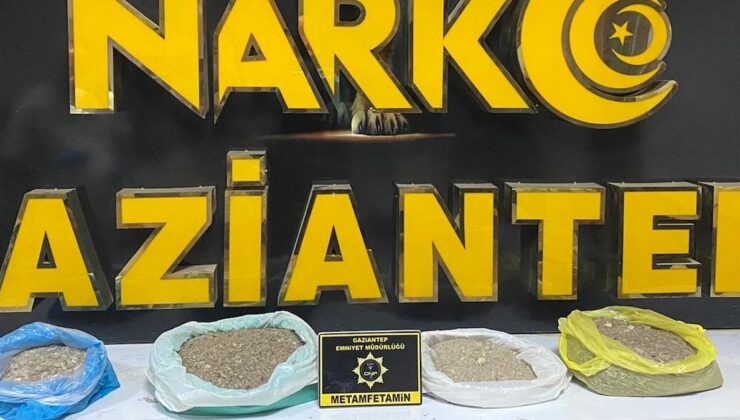 Gaziantep’te uyuşturucu operasyonu: 7 kilo 650 gram sentetik uyuşturucu ele geçirildi
