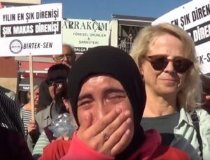 Günlerdir eylemdeler! Engelli işçinin hıçkıra hıçkıra ağlaması yürek burktu