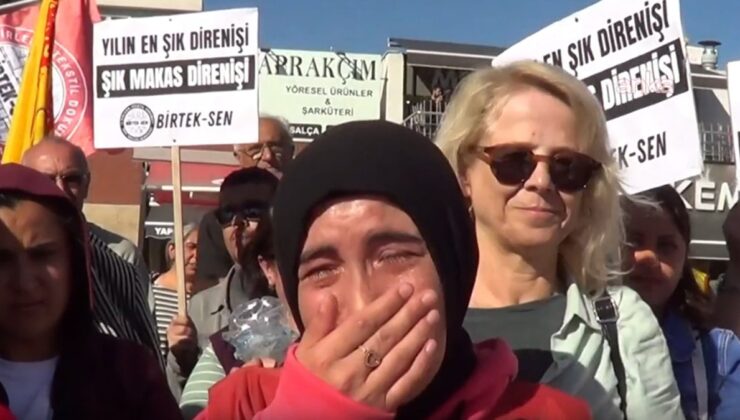 Günlerdir eylemdeler! Engelli işçinin hıçkıra hıçkıra ağlaması yürek burktu