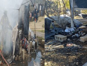 Hatay’daki konteyner yangınında bebek öldü