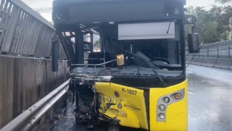 İETT otobüsü kaza yaptı: Şoför alkollü çıktı