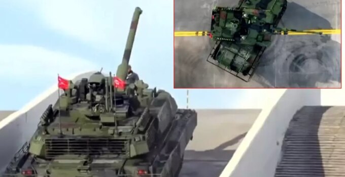 İlk kez test sürüşüne çıktı: İşte TSK’nın çelik yumruğu Altay Tankı