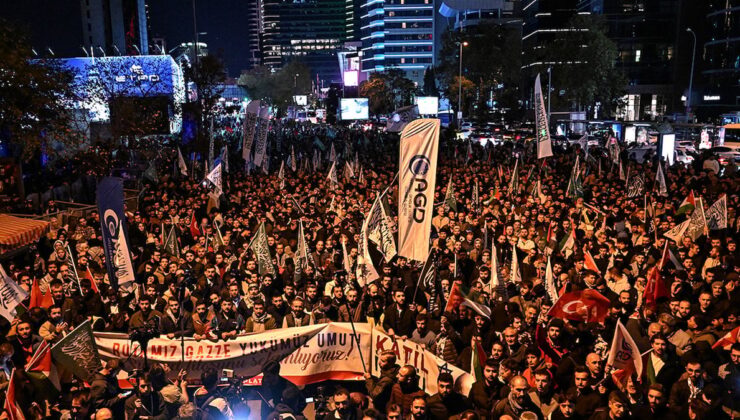 İsrail müdahalesi sonrası halk sokağa çıktı
