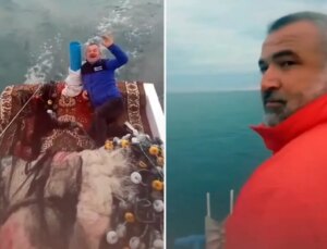 İşte alabora olan teknede can veren balıkçıların son görüntüleri