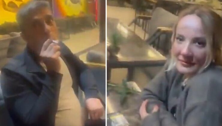 Kocasını kafede bir kadınla baş başa yakaladı: ‘Hayırlı olsun’