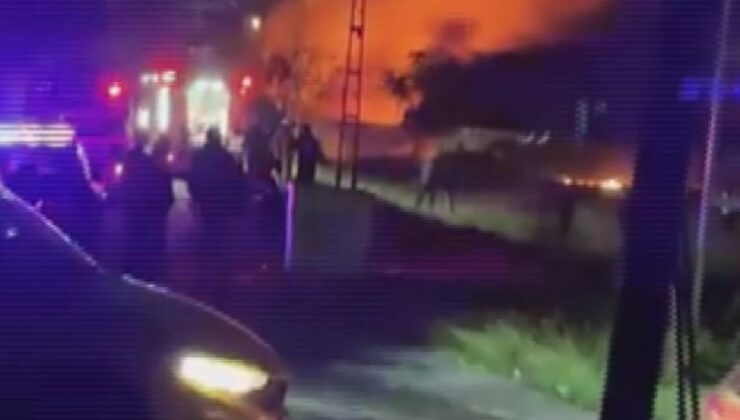 Küçükçekmece’de yangın paniği!