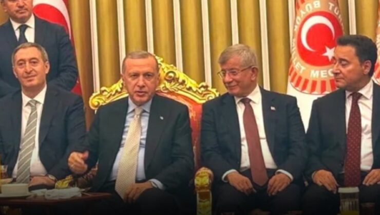 Liderler CHP hariç yan yana: Davutoğlu’nun dikkat çeken neşesi
