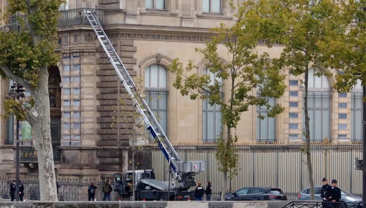 Louvre soygununda kullanılan vinci paylaştılar: Mücevherlerinizi sessizce taşır