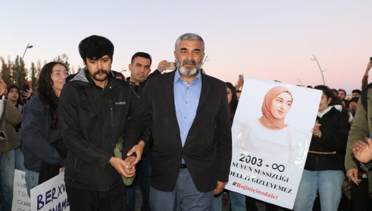 Öğrencilerin eylemine Rojin’in babasından destek