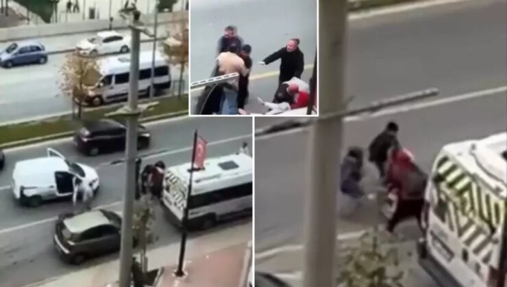 Okul yolunda dehşet! Çocuğunun önünde babaya saldırdı