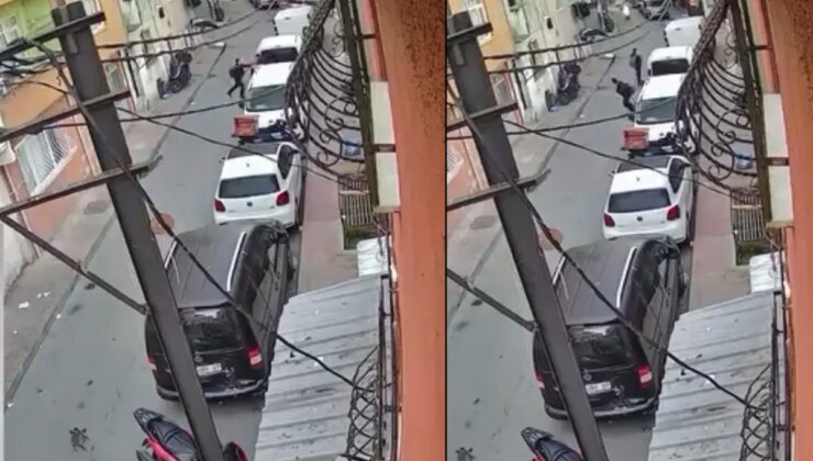 Ortaokul öğrencisi arkadaşını boynundan bıçakladı! O anlar kamerada