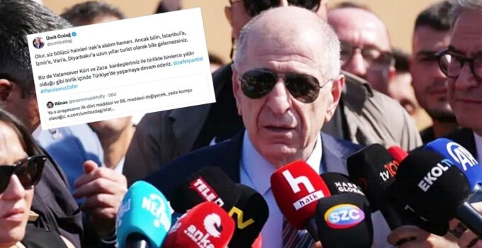 Ümit Özdağ’dan gündeme bomba gibi düşen paylaşım: Turist olarak bile gelemezsiniz!