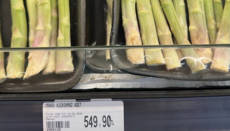 ‘Zengin sebzesi’ markette 549 liraya yükseldi
