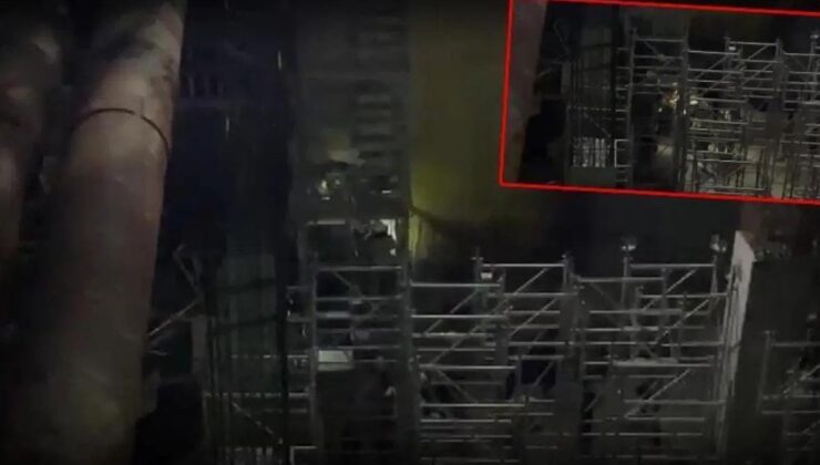 Beyoğlu’nda metro inşaatında çökme