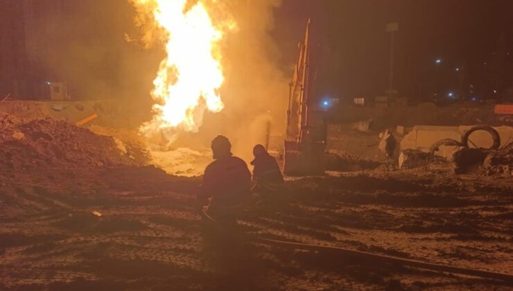 Hatay’da doğalgaz hattı patladı: 2 işçi yaralandı