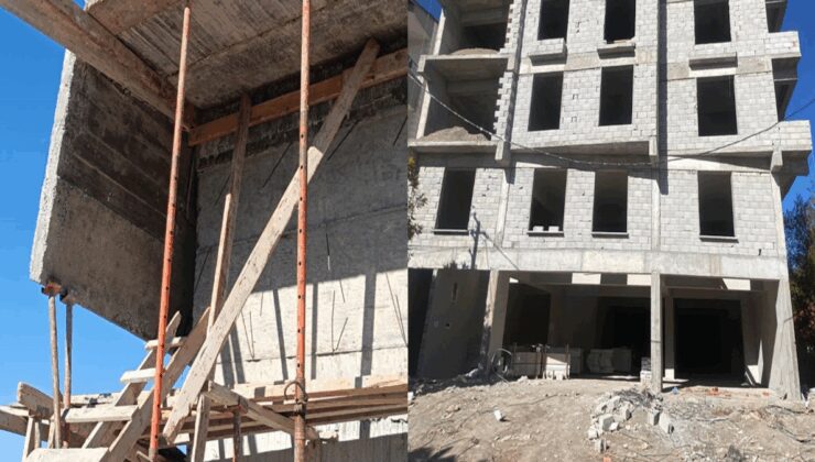 İnşaatta saçak çöktü: Feci kaza can aldı