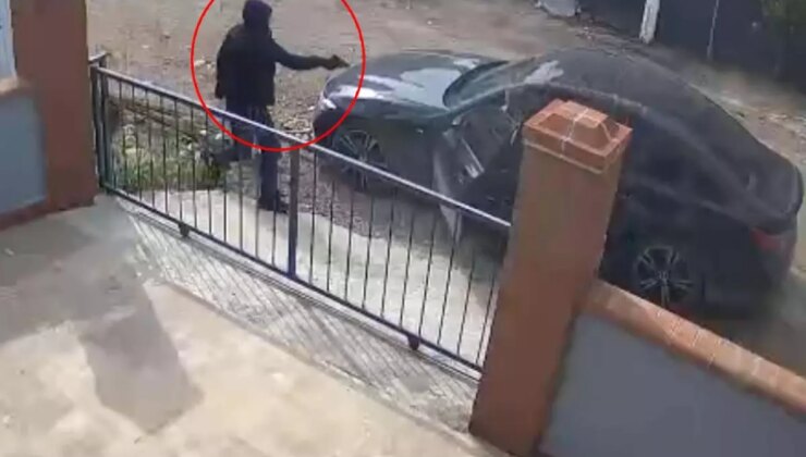 İş insanına evinin önünde silahlı saldırı