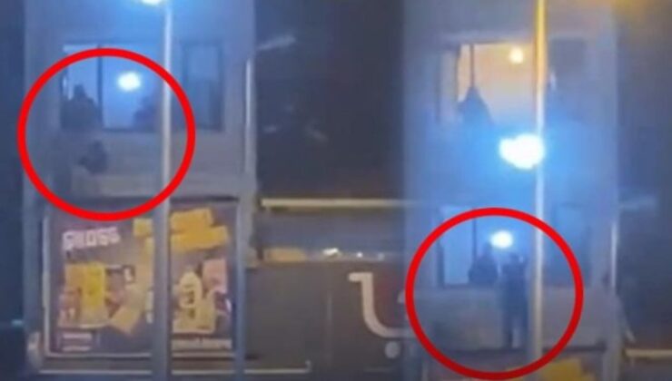 İstanbul’da şoke eden görüntü: Evde kavga çıktı, pencereden attılar