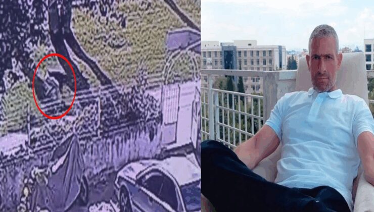 Katil elindeki kanı çimlere silmiş