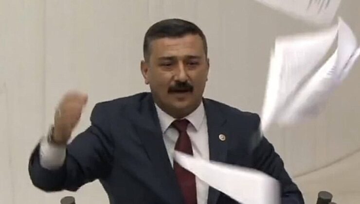 Meclis’te Fatih Altaylı protestosu
