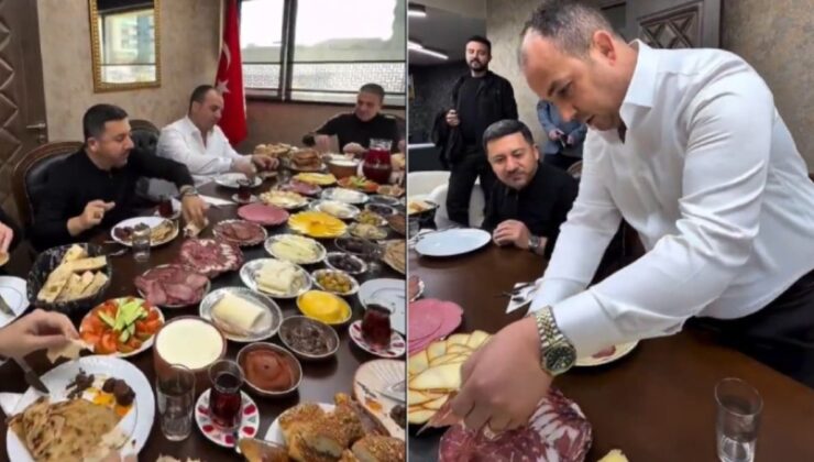 Nevşehir Belediye Başkanı’nın kahvaltı sofrası sosyal medyayı karıştırdı