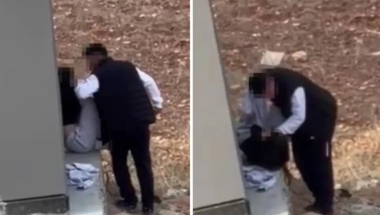 Saçını çekip, çantayla vurdu! Sokak ortasında kadına şiddet kameralara yansıdı