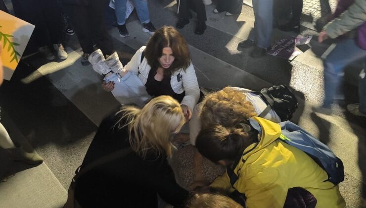 Şiddete karşı mücadele gününde polis şiddeti