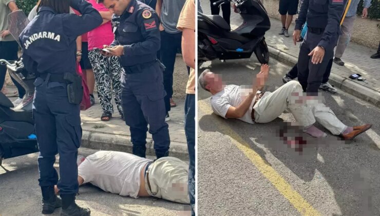 Sokak ortasında dehşet! Rus çiftin tartışması kanlı bitti