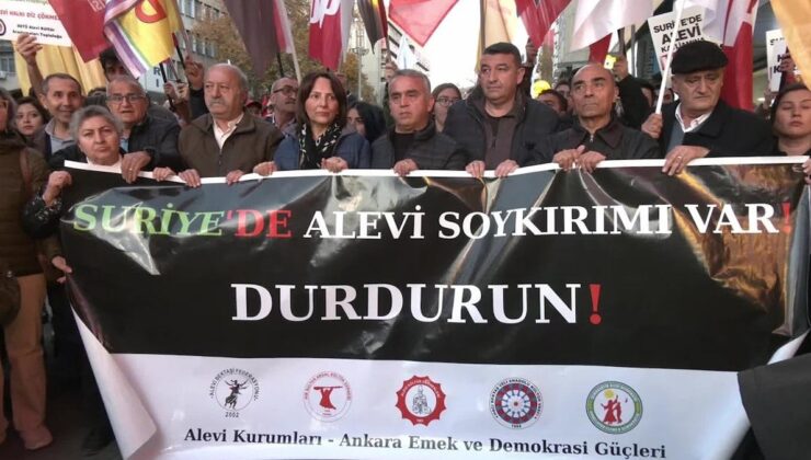 Suriye’deki Alevilere yönelik saldırılar protesto edildi