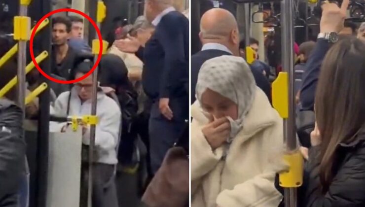 Taksim – Mecidiyeköy otobüsünde tuvaletini yaptı! Ortalık karıştı