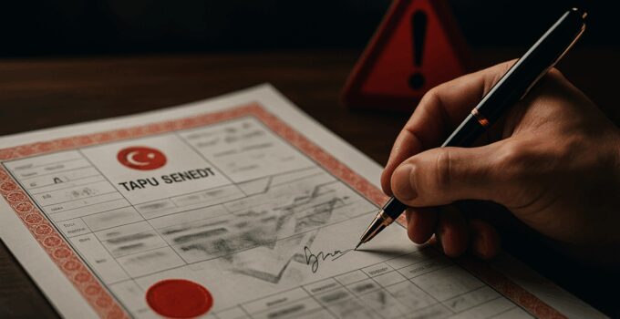 Tapuda bu imzayı atan varını yoğunu kaybediyor