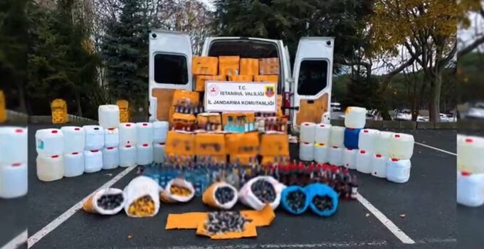 17 İlde sahte ve kaçak içki operasyonu: 66 şüpheliye adli işlem