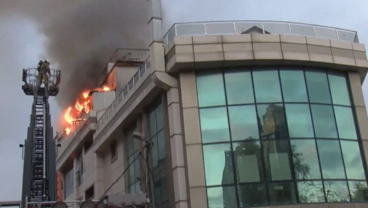 Ataşehir’de otel yangını