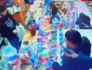 Babasının gözü önünde oğlunu vurdu! Kan donduran anlar kamerada