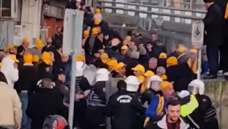 Çağlayan Adliyesi’nde gergin anlar: Taksiciler ile polis karşı karşıya