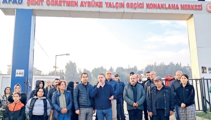 Depremzede öğretmenlere hemen çıkın tacizi