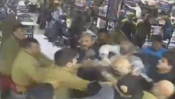 Esnaf birbirine girdi, ortalık savaş alanına döndü