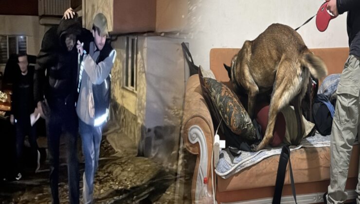 Evinde uyuşturucu satarken yakalanan yabancı tutuklandı