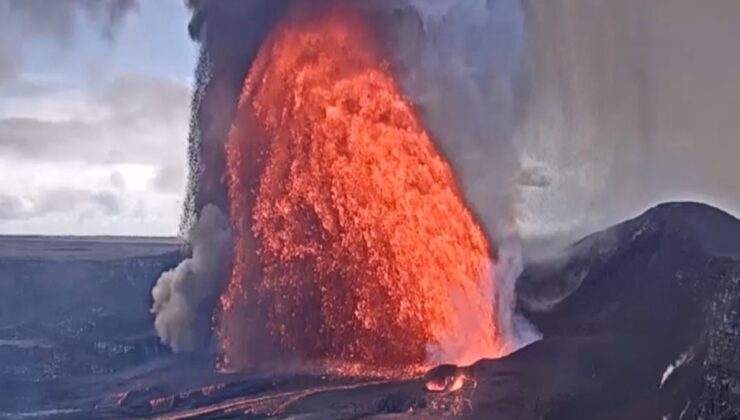Hawaii’deki Kilauea Yanardağı yeniden lav püskürttü