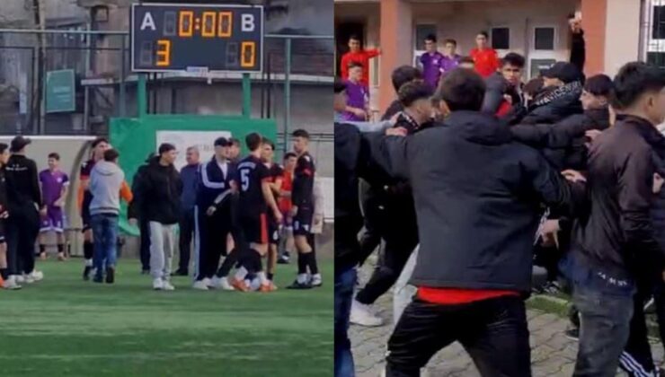 Liseler arası futbol turnuvasında öğretmen darp edildi