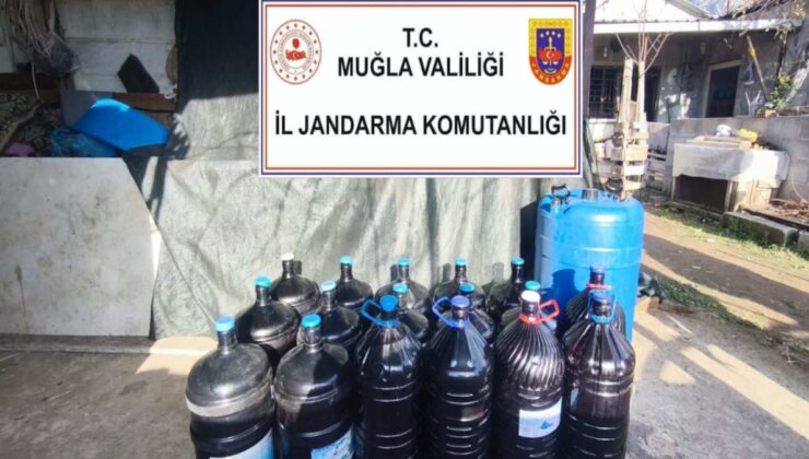 Muğla’da bir ton sahte- kaçak içki yakalandı