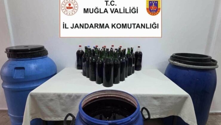 Muğla’da yılbaşı öncesi operasyon: 1 ton sahte içki ele geçirildi