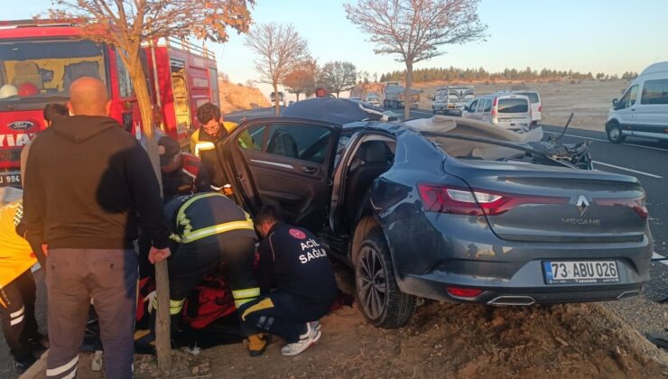 Otomobil, TIR’a arkadan çarptı: Ölü ve yaralılar var
