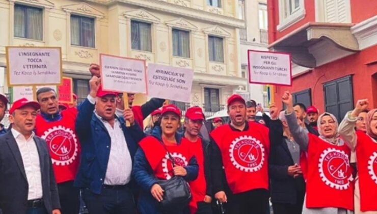 Özel İtalyan Lisesi’nin Türk öğretmenleri kazan kaldırdı