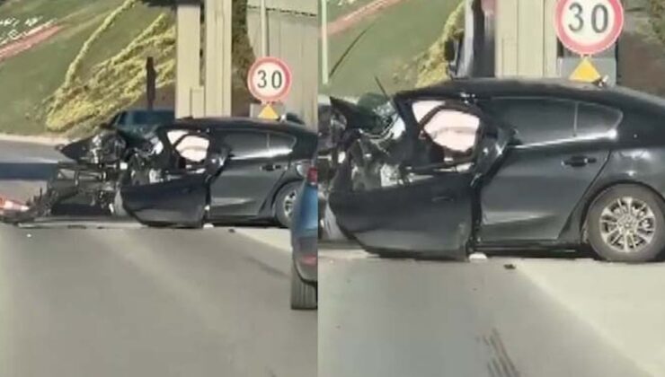 TEM’de feci kaza: Anne ile oğlu öldü