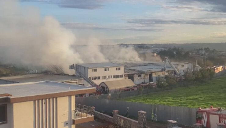 Tuzla’da fabrika yangını! Müdahale başladı