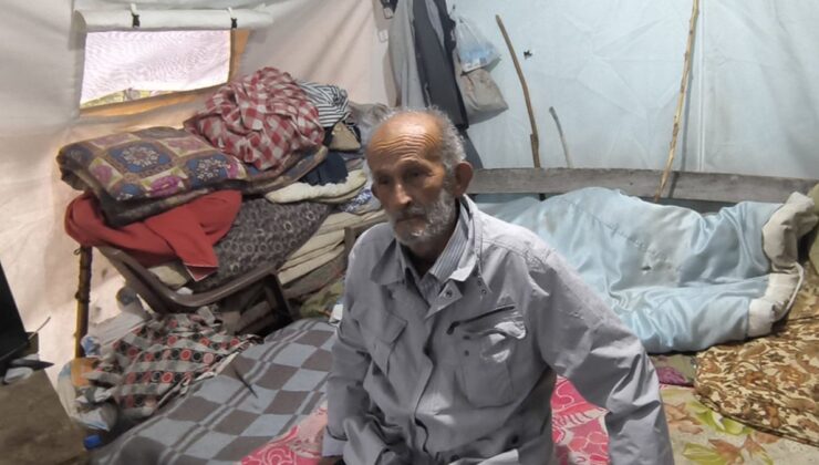 Üç yıldır çadırda kalan depremzede: Tir tir titriyorum