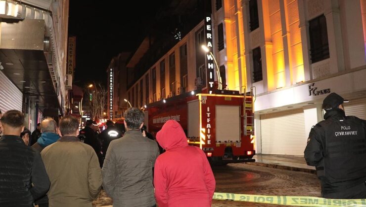 Van’da otel restoranında yangın paniği
