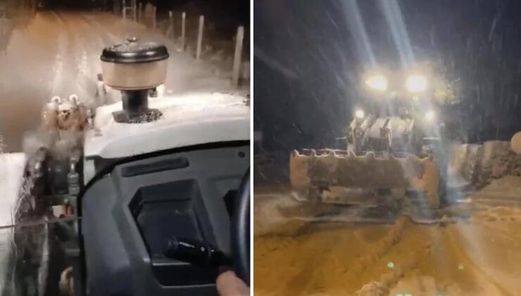 Adıyaman’da kar ve tipi nedeniyle mahsur kalan 50 işçi kurtarıldı